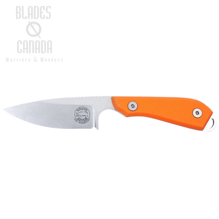 White River M1 Backpacker Pro Fixed Blade Knife, Magnacut, G10 Orange, Kydex Sheath